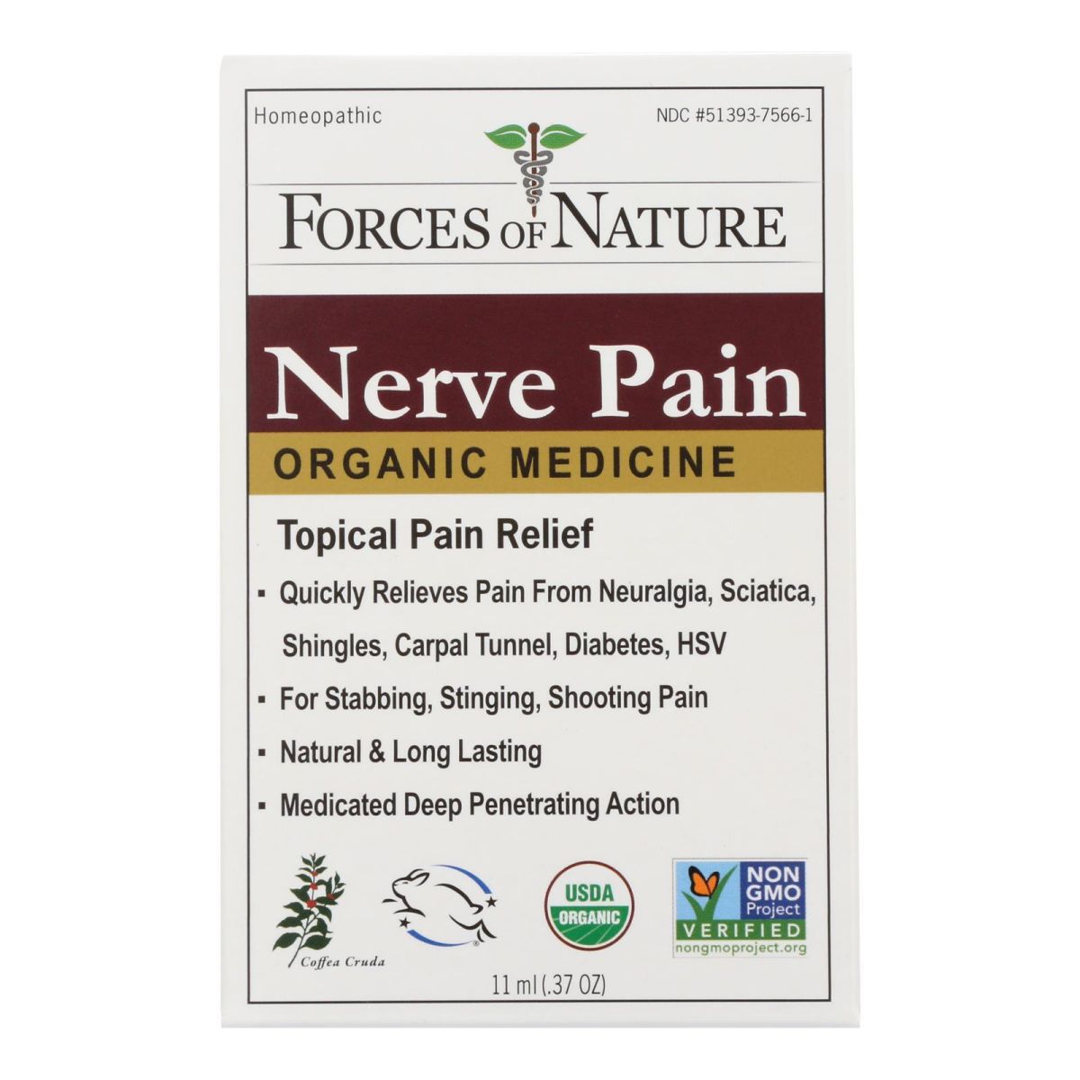 Forces Of Nature - Muscle Pain Management - 1 Each - 4 ML - Pack