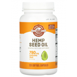 Manitoba Harvest Hemp seed Oil 120 Sgel - Organic Basic Food