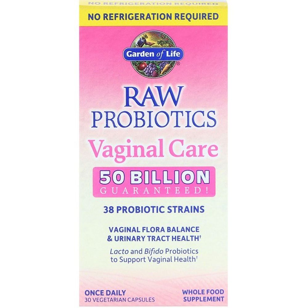 Garden Of Life Raw Probiotics Vaginal Care 30 Vegetarian Capsules Organic Basic Food 7300